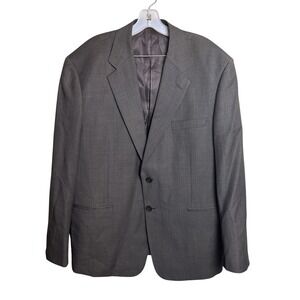 Richard Harris Men's Sports Coat Suit Jacket 44R Wool Blend Grayish Brown